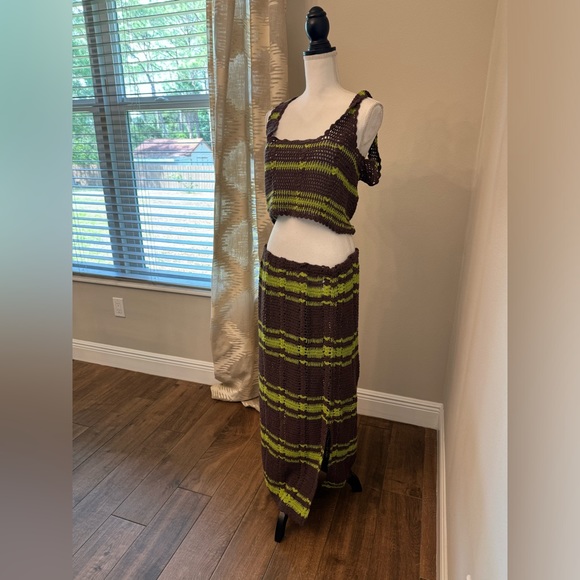 Free People Beach Set 🤎💚 - Picture 2 of 12